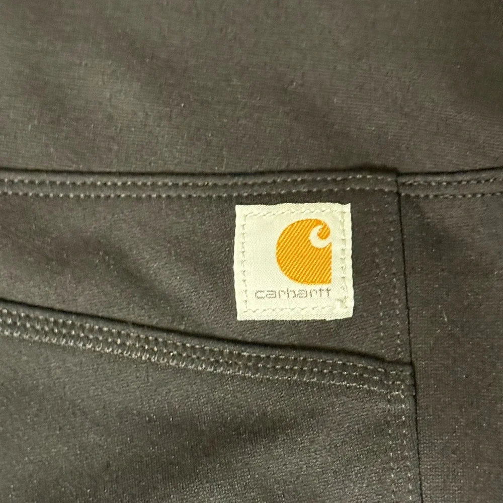 Carhartt Women's Fitted Utility Work Pant Leggings Size Large 12-14 Black